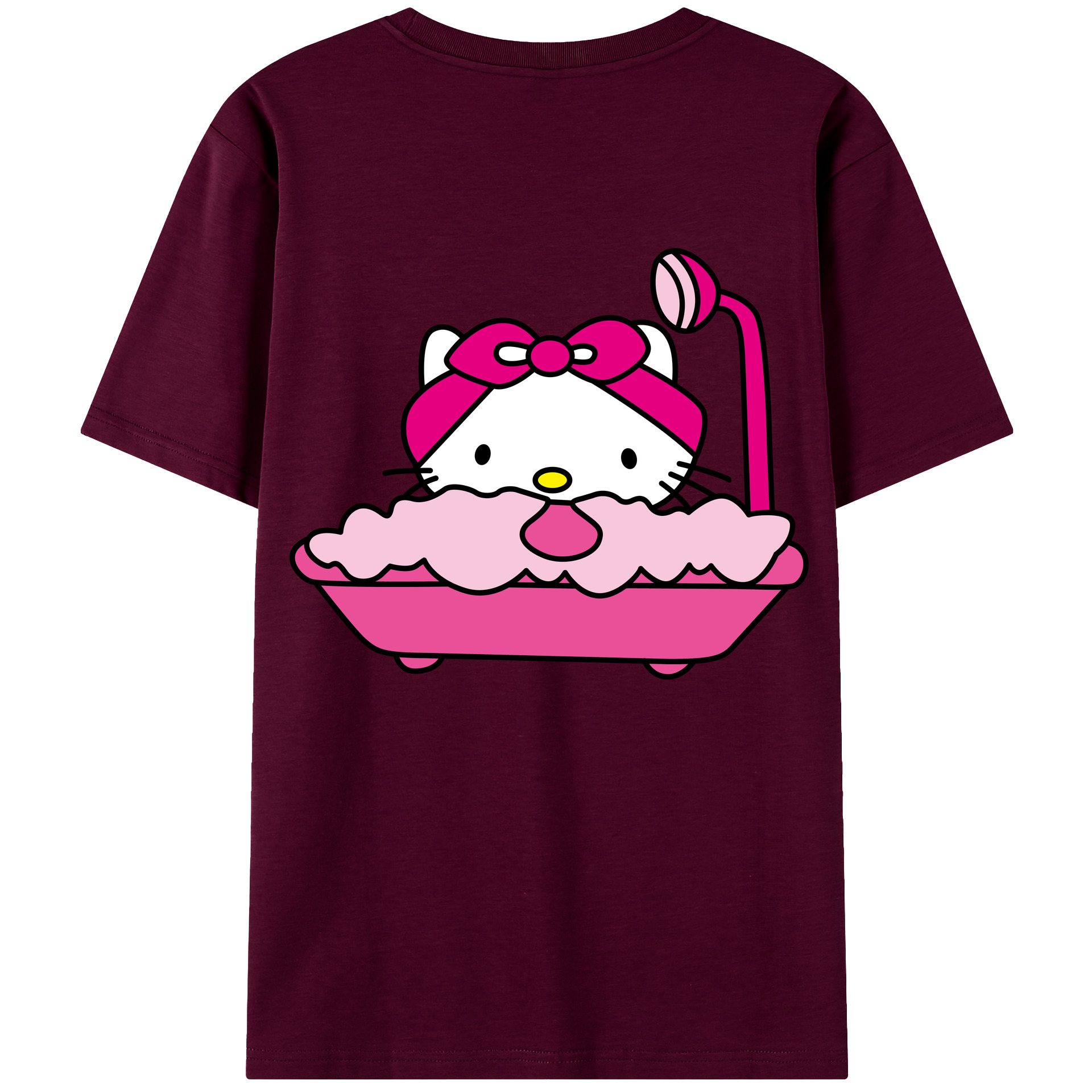 （画像用） Hello Kitty ハローキティ レディース半袖Tシャツ(バックプリント)